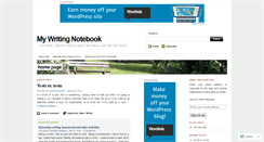 Desktop Screenshot of mywritingnotebook.com